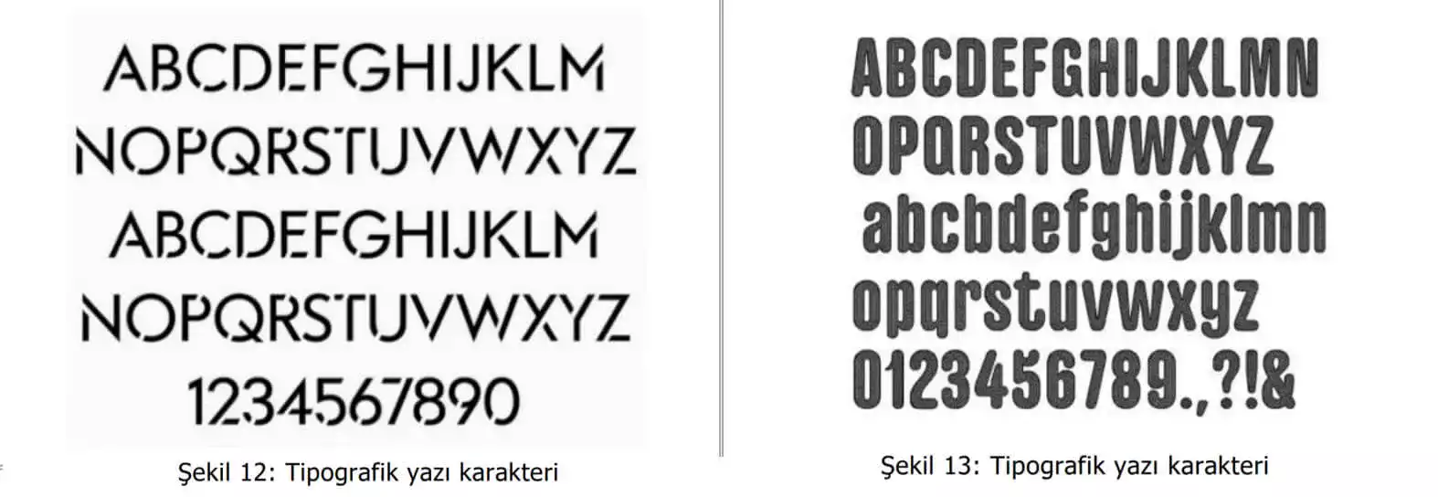 tipografik yazı karakter örnekleri-Merdin Patent